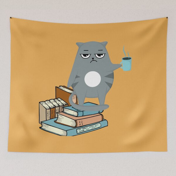 Item preview, Gray the Grouchy Cat designed and sold by tmdaliggr.