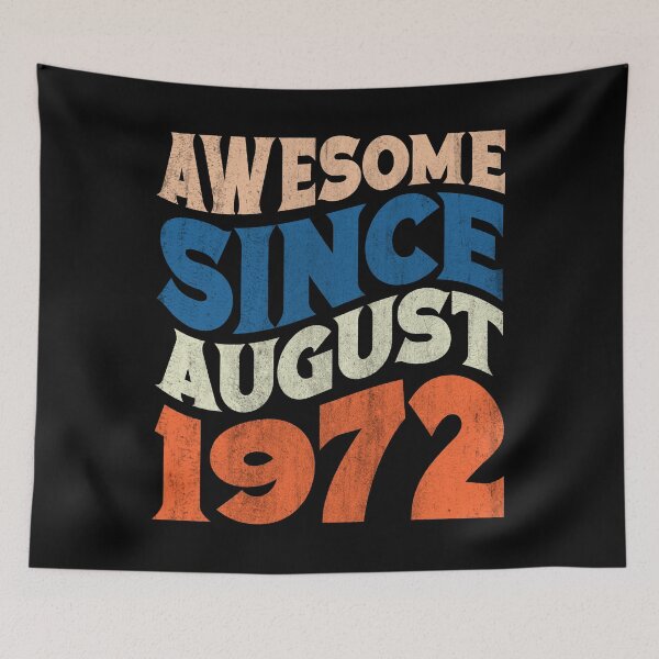 Item preview, Awesome Since August 1972 T-shirt  designed and sold by KGN  CREATIVITY.