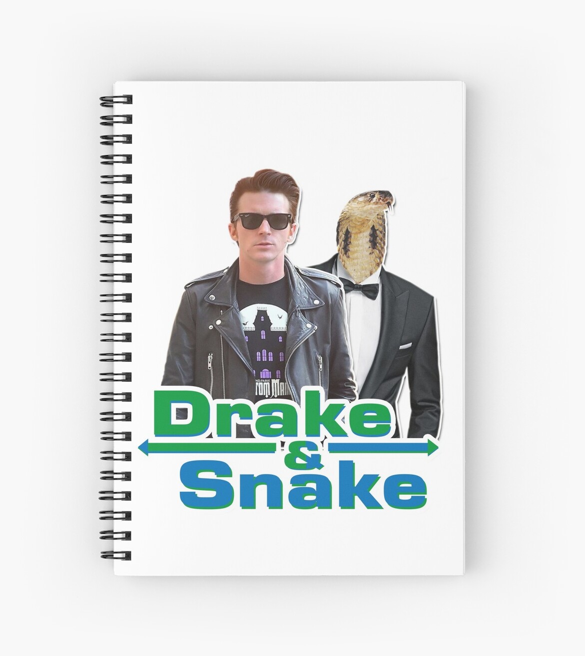 Cuadernos De Espiral Drake Y Snake Drake Y Josh Meme De Jordan