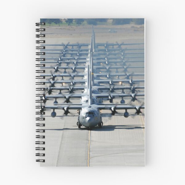 Item preview, A line of C-130 Hercules taxi at Nellis Air Force Base, Nevada. designed and sold by StocktrekImages.