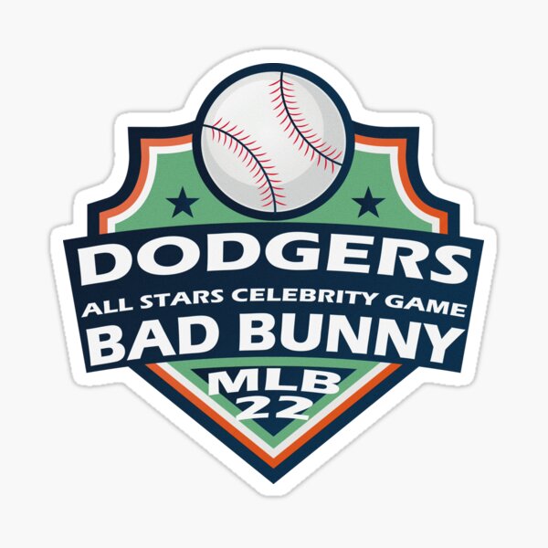Bad Bunny LA Dodgers SVG, Bad Bunny baseball SVG, Los Angeles