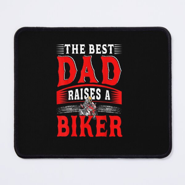 Item preview, The Best Dad Raises A Biker Cool Biker Dad Father's Day designed and sold by Sarena84.