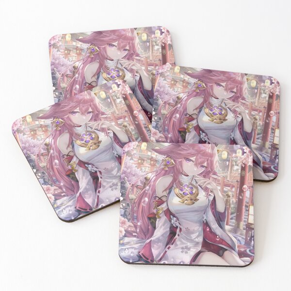 Item preview, Yae Miko Genshin Impact Anime Fanart designed and sold by Antoniotiffani.