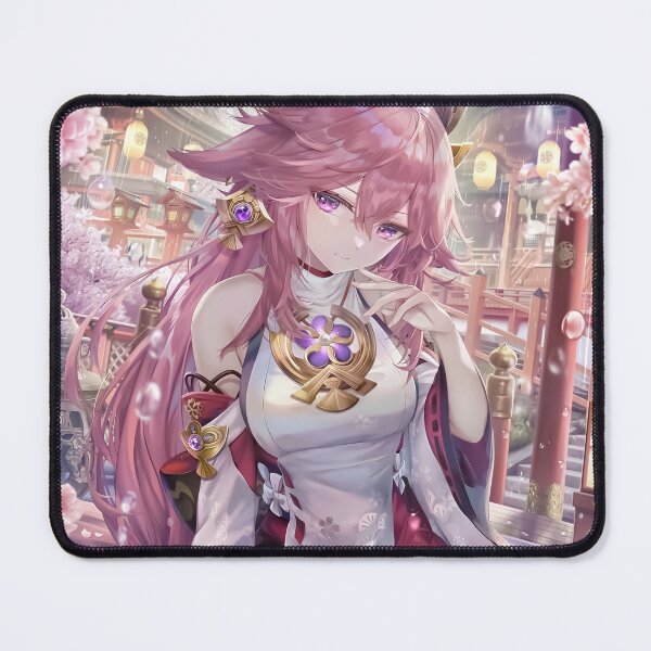 Item preview, Yae Miko Genshin Impact Anime Fanart designed and sold by Antoniotiffani.