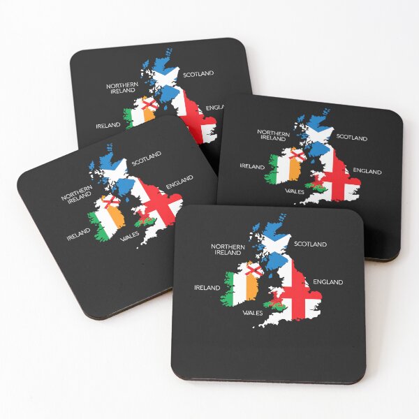 Item preview, British Isles Sea Ireland Scotland Wales England Map Coins  designed and sold by lhkmmo44.