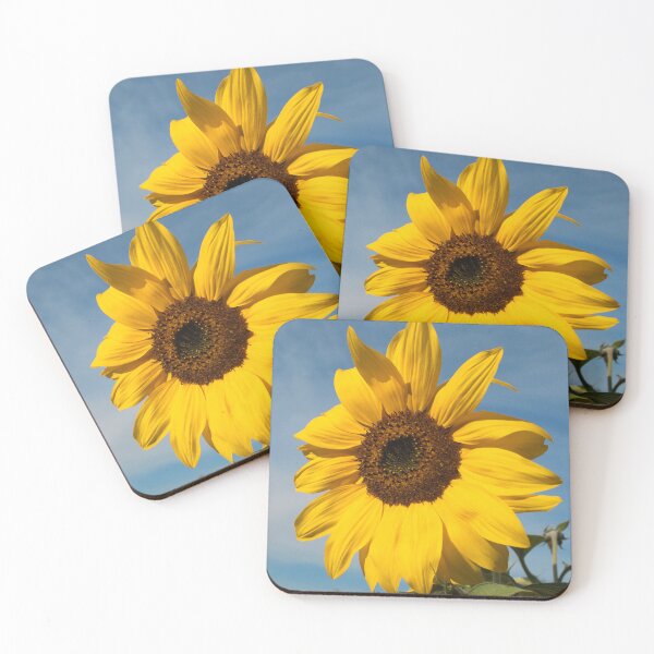 Item preview, Big Yellow Sunflower In Happy Blue Sky designed and sold by DEC02.