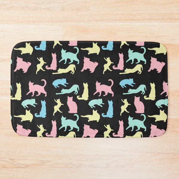 Item preview, Pastel cat pattern designed and sold by EnigmaKiwi.