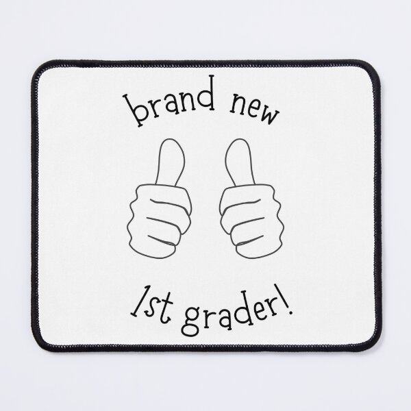 Item preview, Brand New 1st Grader! (light background) designed and sold by SidefatSayings.