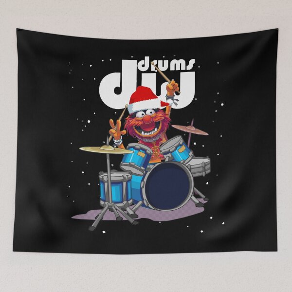 Item preview, Christmas DW Muppet Animal Drummer designed and sold by Evie-MaeWard.