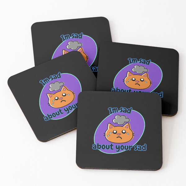 Item preview, I'm Sad About Your Sad Purple Oval  designed and sold by ScottClar95063.