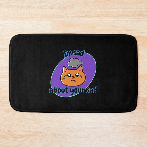Item preview, I'm Sad About Your Sad Purple Oval  designed and sold by ScottClar95063.