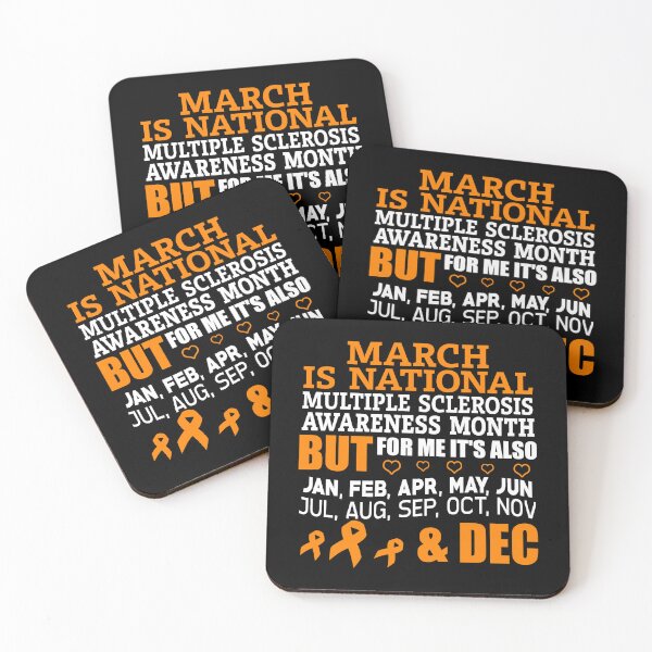 Item preview, Multiple Sclerosis Awareness March Is National Multiple Sclerosis Awareness Month  designed and sold by OtiliaNikolaus.