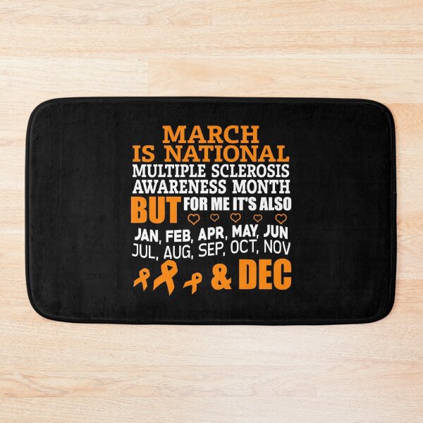 Item preview, Multiple Sclerosis Awareness March Is National Multiple Sclerosis Awareness Month  designed and sold by OtiliaNikolaus.