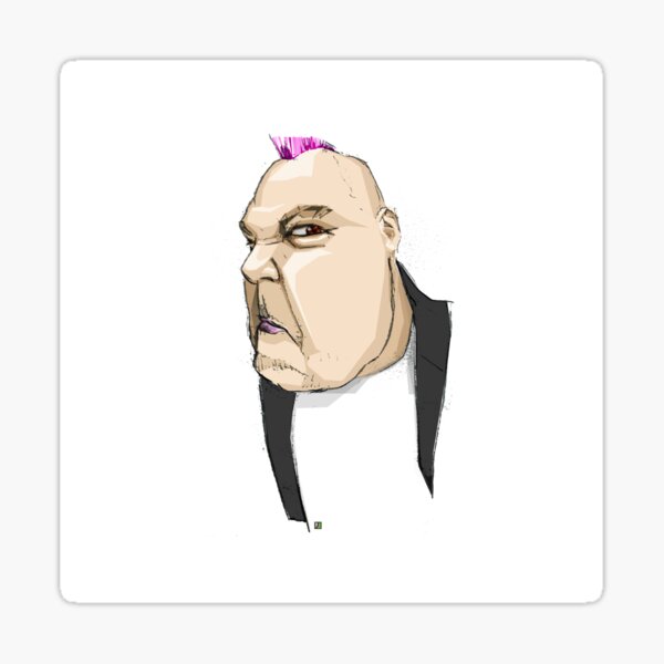 Pink Punk Sticker