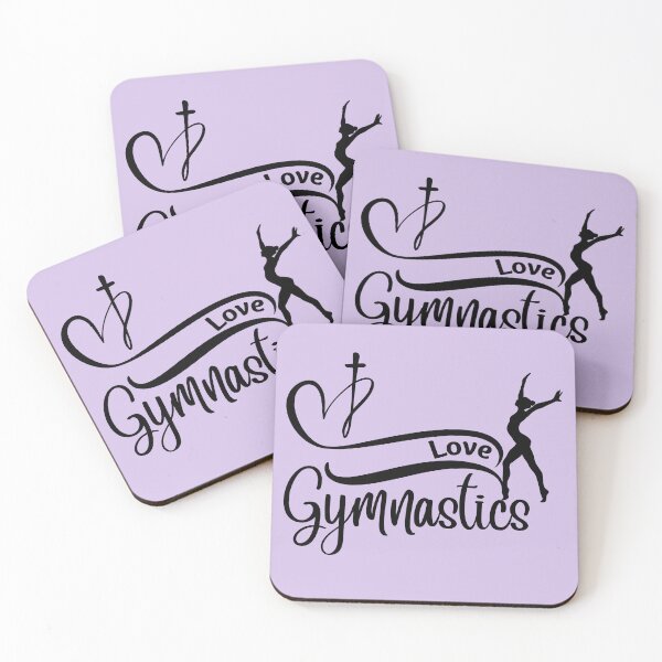 Item preview, Love Gymnastic and the Cross with this swirl heart and cross with gymnast design 2 designed and sold by tranquilbeach.