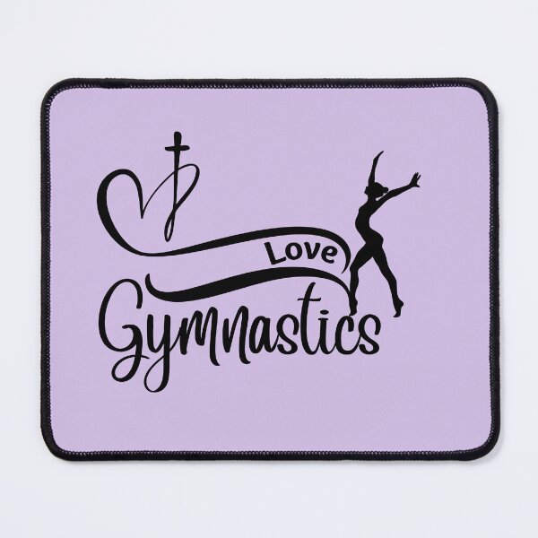 Item preview, Love Gymnastic and the Cross with this swirl heart and cross with gymnast design 2 designed and sold by tranquilbeach.