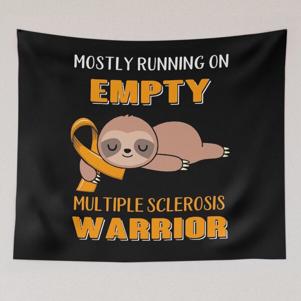 Item preview, Multiple Sclerosis Awareness Mostly Running On Empty Multiple Sclerosis Warrior Support Multiple Sclerosis Warrior Gifts  designed and sold by OtiliaNikolaus.