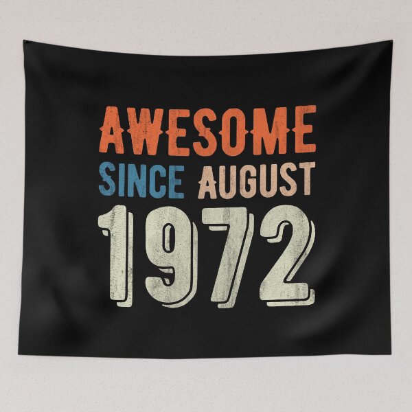 Item preview, Awesome Since August 1972 T-shirt designed and sold by KGN  CREATIVITY.