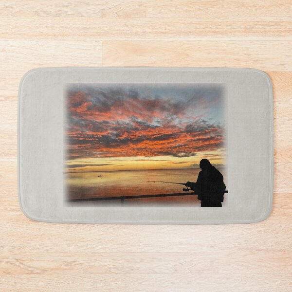 Item preview, Fishing at sunrise at Ardrossan jetty designed and sold by indiafrankk.