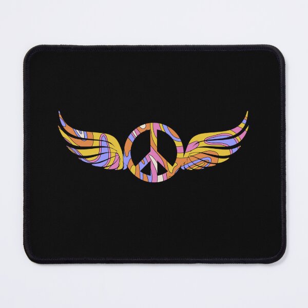 Item preview, Psychedelic Winged Peace Symbol designed and sold by everything4eva.