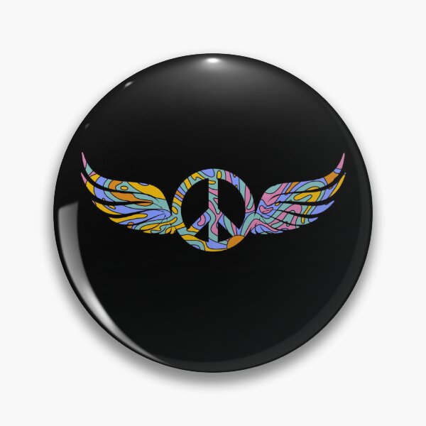 Item preview, Psychedelic Winged Peace Symbol designed and sold by everything4eva.