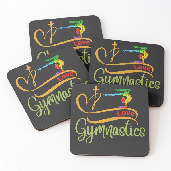 Item preview,  Love Gymnastics and the Cross with this swirl heart and cross with gymnast design 6 designed and sold by tranquilbeach.
