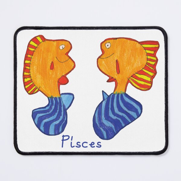 Item preview, Pisces Zodiac Sign (large text) designed and sold by artimeencf.
