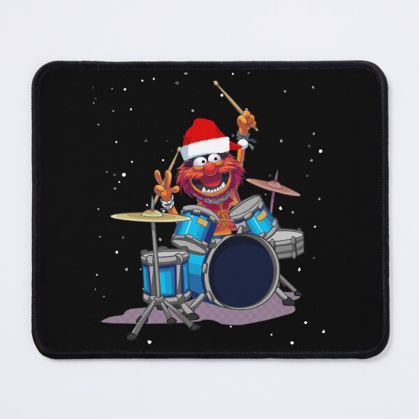 Item preview, Christmas Muppet Animal Drummer designed and sold by Evie-MaeWard.