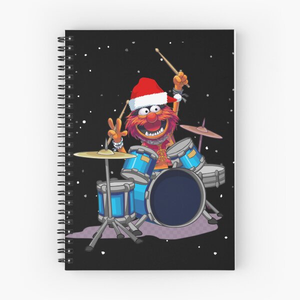 Item preview, Christmas Muppet Animal Drummer designed and sold by Evie-MaeWard.