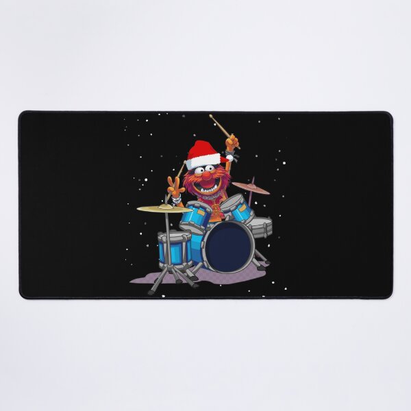 Item preview, Christmas Muppet Animal Drummer designed and sold by Evie-MaeWard.