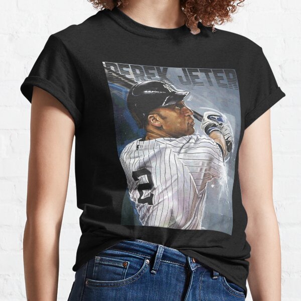 Nike Women's New York Yankees Derek Jeter #2 Navy T-Shirt