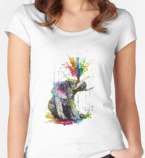 Elephant Women's Fitted Scoop T-Shirt