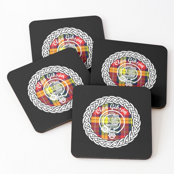 Item preview, Clan Gibson Surname Last Name Scottish Tartan Crest Sticker designed and sold by Welve36tea.