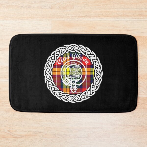 Item preview, Clan Gibson Surname Last Name Scottish Tartan Crest Sticker designed and sold by Welve36tea.