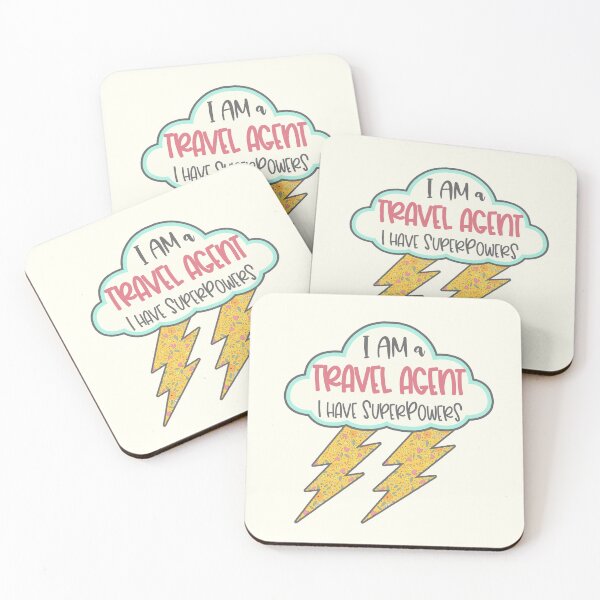 Item preview, Retro Travel Agent Superpowers Bolt designed and sold by GrimButterfly.