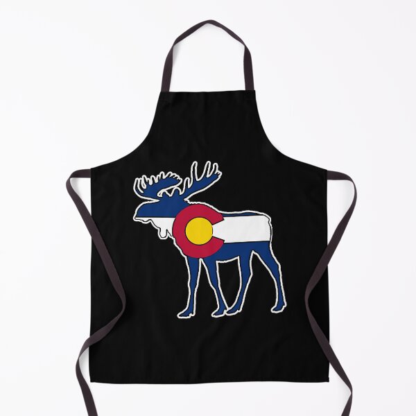 Item preview, Colorado transplant flag moose shape Sticker designed and sold by Welve36tea.