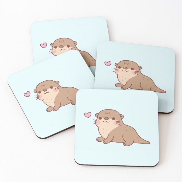 Item preview, Cute Chubby Otter Doodle designed and sold by rustydoodle.