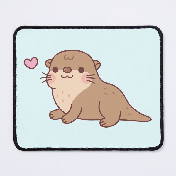 Item preview, Cute Chubby Otter Doodle designed and sold by rustydoodle.