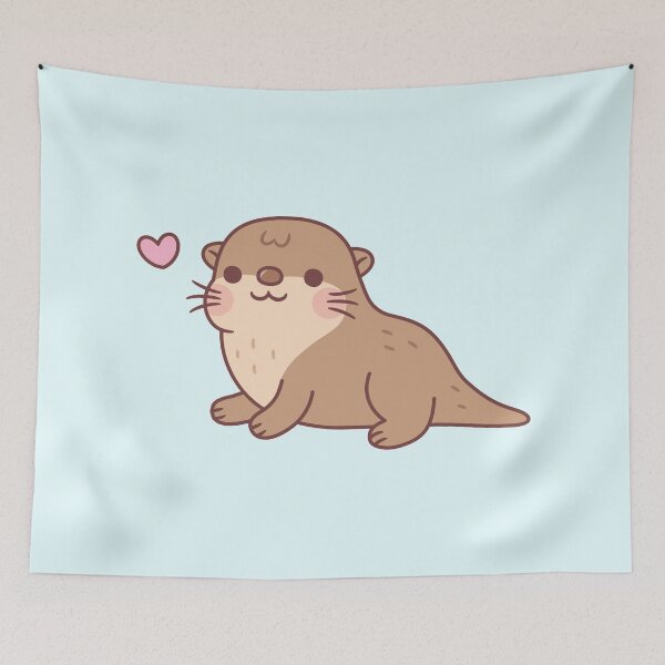 Item preview, Cute Chubby Otter Doodle designed and sold by rustydoodle.
