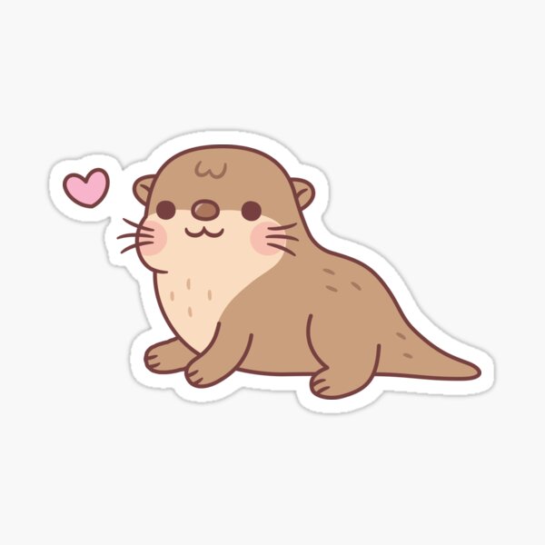 Adorable Otter Animal Cartoon Stickers Perfect For Diy - Temu