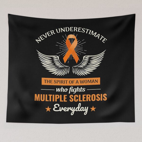 Item preview, Multiple Sclerosis Awareness Multiple Sclerosis Awareness Month Orange Ribbon  designed and sold by OtiliaNikolaus.