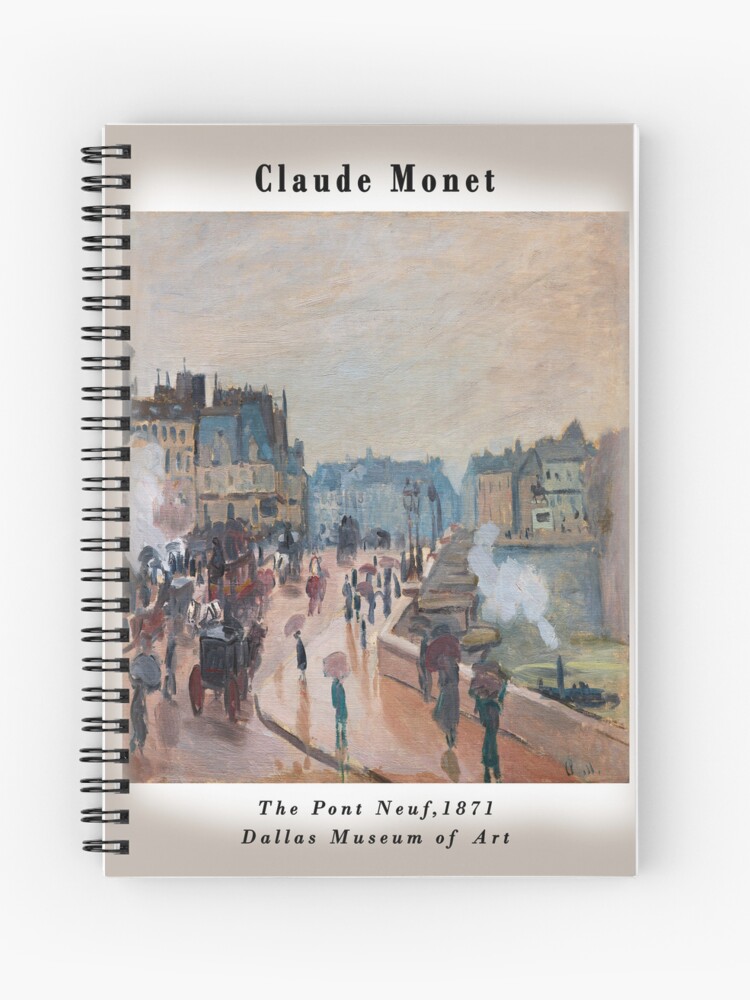 The Pont Neuf Painting Claude Monet Print Vintage Seine 