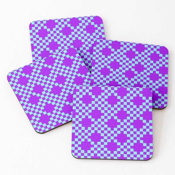 Item preview, Purple and Pastel Blue Weave Pattern designed and sold by rsty11.