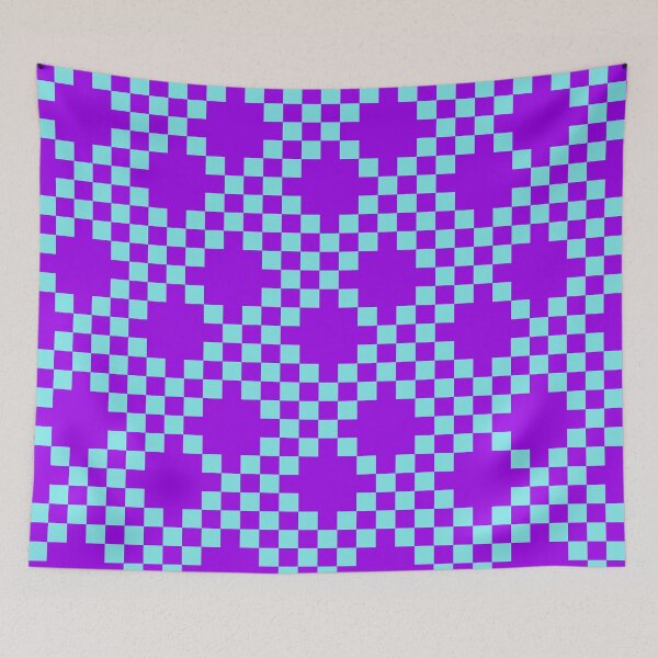 Item preview, Purple and Pastel Blue Weave Pattern designed and sold by rsty11.