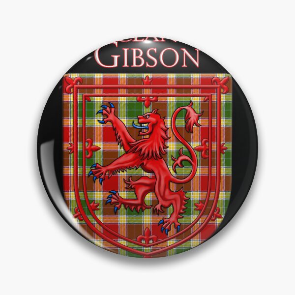 Item preview, Gibson Tartan Scottish Plaid Lion Rampant Sticker designed and sold by Welve36tea.