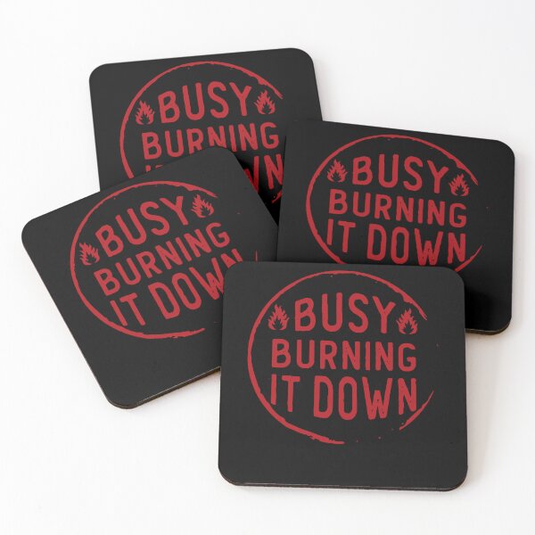 Item preview, Busy Burning It Down Feminist Women's designed and sold by GouwensRick.