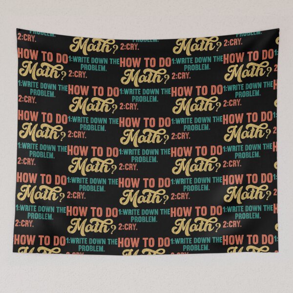 Item preview, How To Do Math Funny Quote Vintage T-shirt designed and sold by KGN  CREATIVITY.