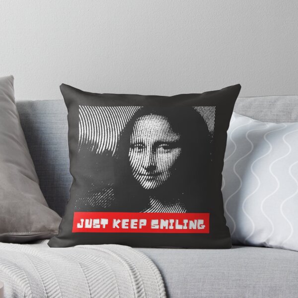 Item preview, Just keep smiling! Mona Liza classic t-shirt designed and sold by NellyShaul.