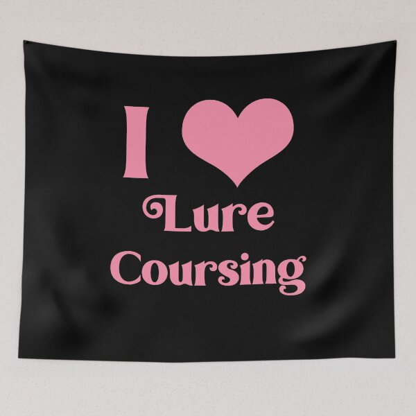 Item preview,  I LOVE LURE COURSING - LURE COURSING HEART IN PINK  designed and sold by Iskybibblle.