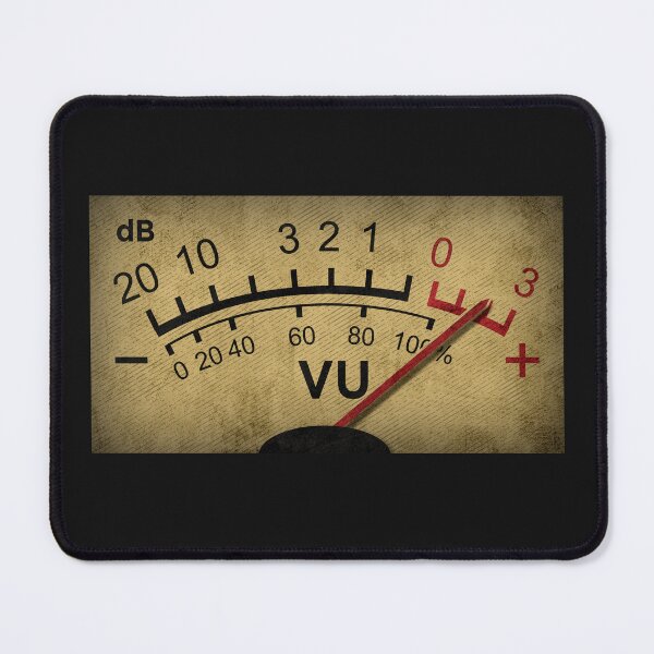 Item preview, VU Meter dB DJ Playing Recorded Music Retro Vintage  designed and sold by alenaz.